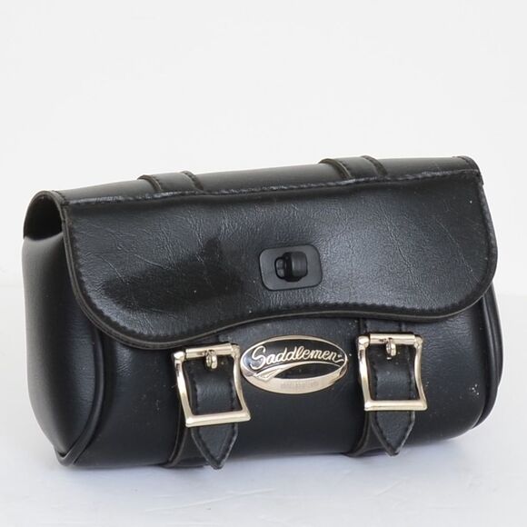 Saddlemen Express Drifter Tool Pouch Universal Mount Leather Straps - Picture 1 of 3